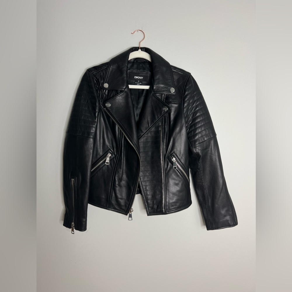 DKNY leather jacket NEW No tag